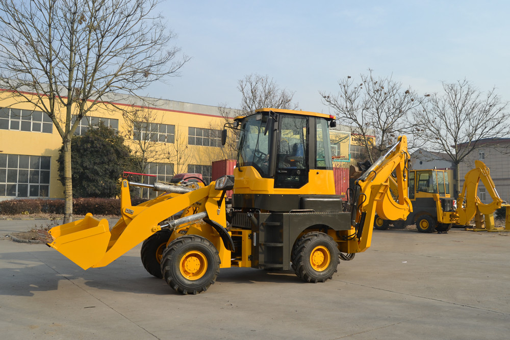 37w 3.4 Ton Road Construction Machinery Hydraulic Backhoe Loader