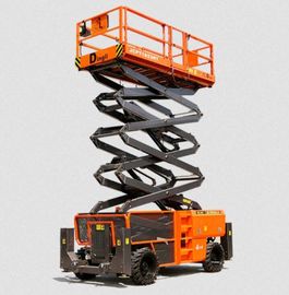 Electric Vertical Electric Mobile Scissor Lift / Scaffolding Aerial Lift Work Platform