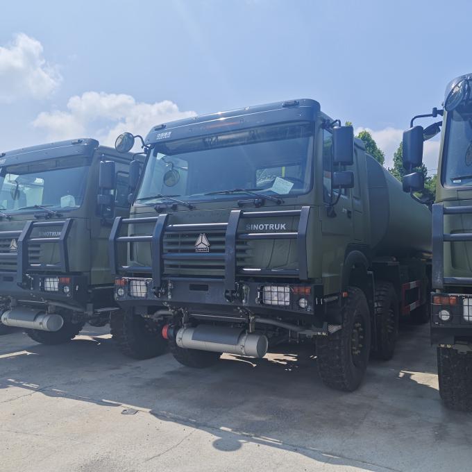 HOWO 8×8 50000L Fuel Tank Truck side view showing robust chassis and large fuel tank