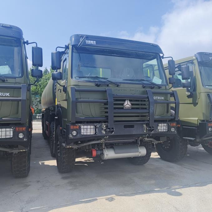HOWO 8×8 45000L Fuel Tank Truck side profile and tank details