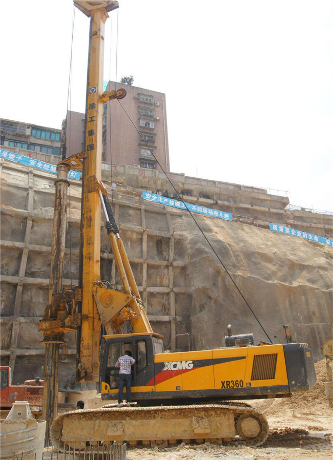 Professional XCMG XR360 Rotary Drilling Tools / Conventional Drilling Rig