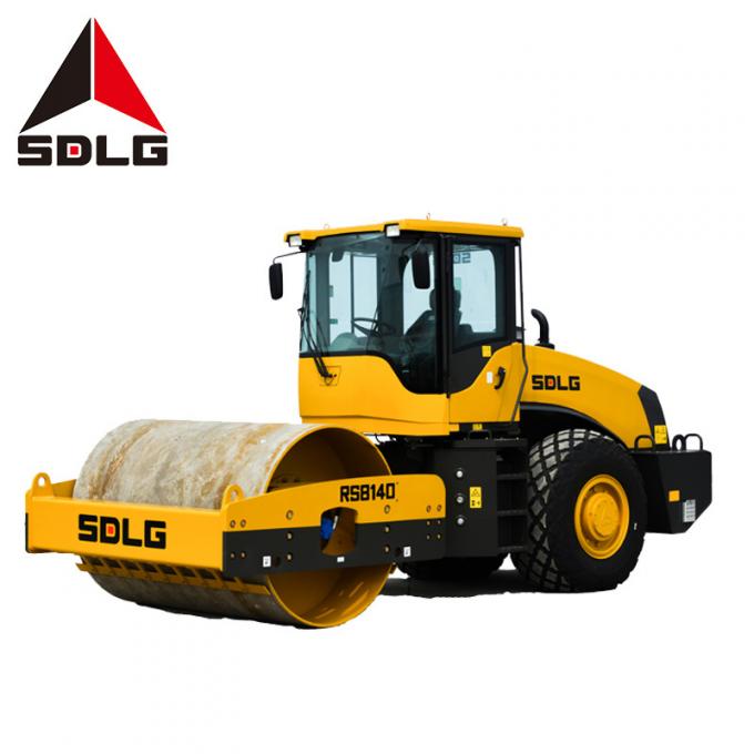 SDLG RS8140 Road Roller Machine 14 Ton Static Single Drum Vibratory