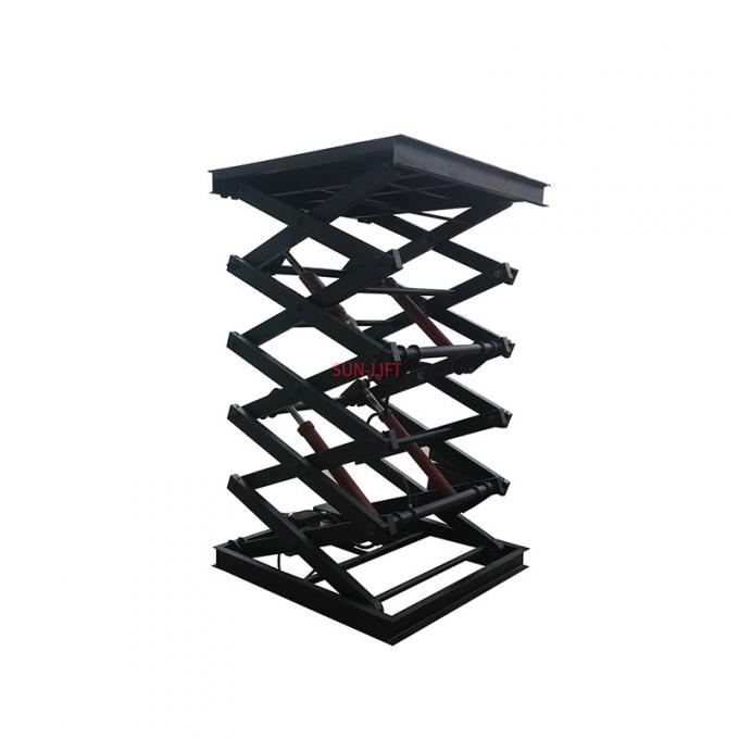 Electric Vertical Electric Mobile Scissor Lift / Scaffolding Aerial Lift Work Platform